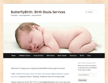 Tablet Screenshot of butterflybirth.com